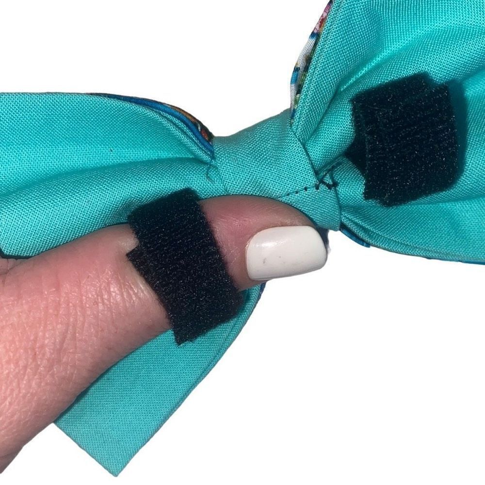 Humbowbarks Handmade In Maui New Aquascape Pet Bow For Dogs And Other Pets 6x3 1 - Picture 8 of 8